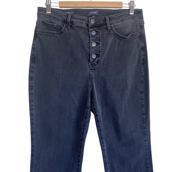 NYDJ Black High-Waisted Jeans - Picture 3 of 16
